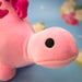 Valentines Soft Toy Dinosaur Pink Stegosaurus with Love Hearts Pink Stegosaurus 30cm