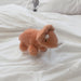 Dinosaur Soft Toy Triceratops 100% Recycled Materials-Eco Friendly Orange Triceratops 21cm