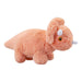 Dinosaur Soft Toy Triceratops 100% Recycled Materials-Eco Friendly Orange Triceratops 21cm