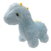 Dinosaur Soft Toy Diplodocus 100% Recycled Materials-Eco Friendly Blue Diplodocus 21cm