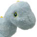 Dinosaur Soft Toy Diplodocus 100% Recycled Materials-Eco Friendly Blue Diplodocus 21cm