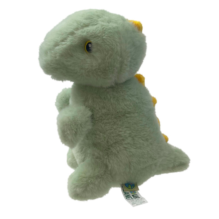 Dinosaur Soft Toy Green T Rex 100% Recycled Materials-Eco Friendly Green T Rex 21cm