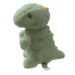 Dinosaur Soft Toy Green T Rex 100% Recycled Materials-Eco Friendly Green T Rex 21cm