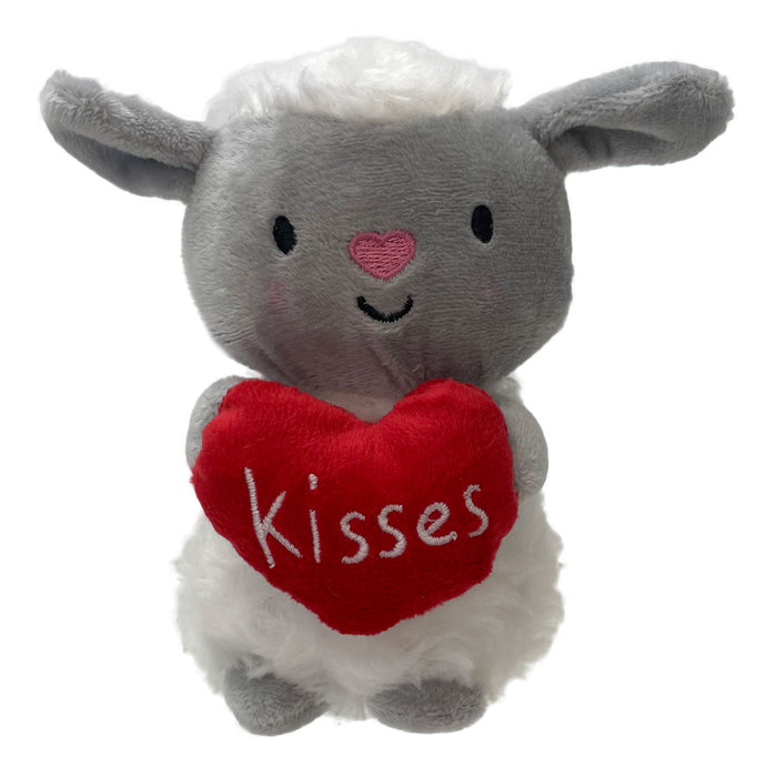 Valentines Soft Toy Holding Love Heart Plush Toy 15cm