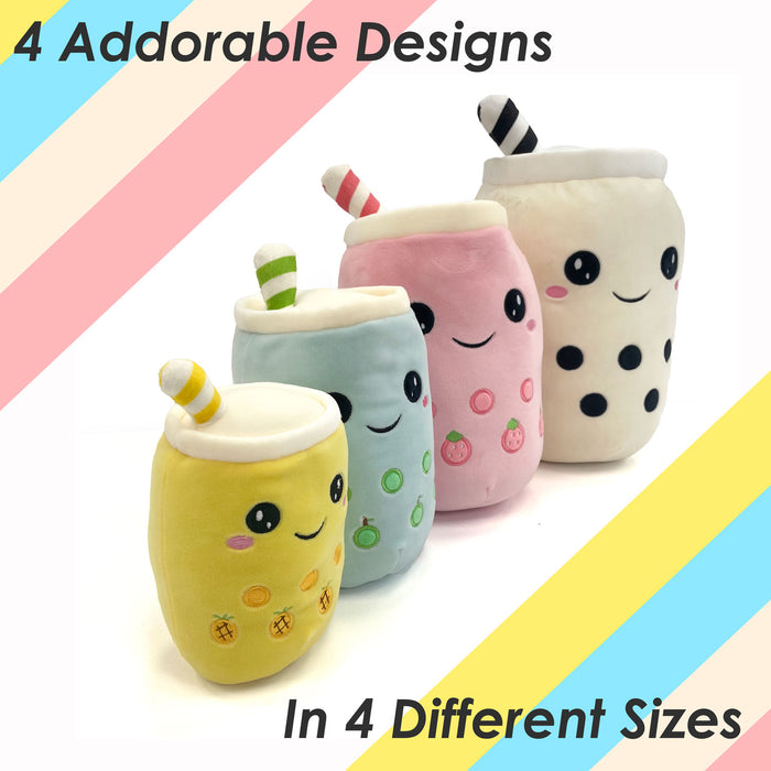 Boba Tea Soft Toy White Bubble Tea Plush Pillow, Cute Soft 1 X Milk 15cm