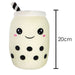 Boba Tea Soft Toy White Bubble Tea Plush Pillow, Cute Soft 1 X Milk 20cm