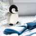 Penguin Chick Soft Toy Sealife Animal Plush Cuddly Soft 30cm Grey Penguin Chick