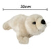 Seal Soft Toy Arctic Animal Plush Cuddly Soft Furry 30cm White Seal