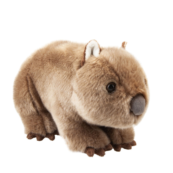 Wombat Soft Toy Wild Animal Plush Cuddly Soft Furry Fluffy 30cm Brown Wombat