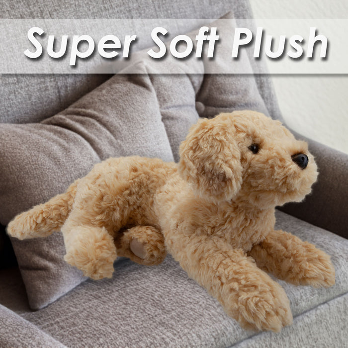 Cockapoo Soft Toy Dog Biscuit Plush Cuddly Soft 45cm Biscuit Floppy Cockapoo