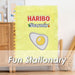 Notebook Haribo Egg Diary journals Stationary Girls Boys All Ages 21.5cm Yellow