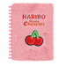 Notebook Haribo Cherry Diary journals Stationary Girls Boys All Ages 21.5cm Pink