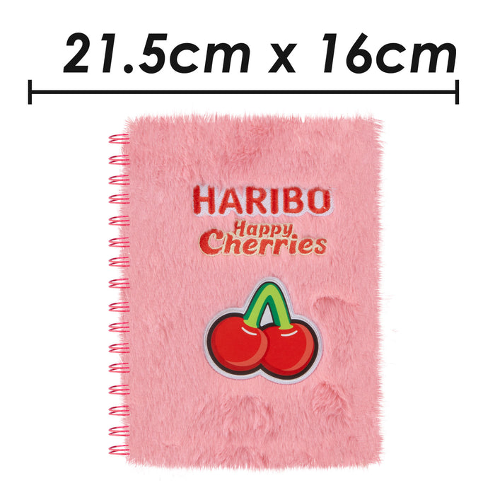 Notebook Haribo Cherry Diary journals Stationary Girls Boys All Ages 21.5cm Pink