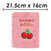 Notebook Haribo Cherry Diary journals Stationary Girls Boys All Ages 21.5cm Pink