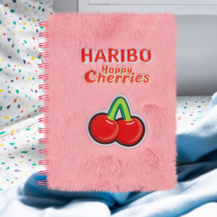 Notebook Haribo Cherry Diary journals Stationary Girls Boys All Ages 21.5cm Pink