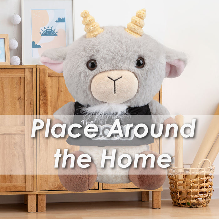 Goat Soft Toy Farm Animal Plush Cute Brown