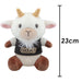 Goat Soft Toy Farm Animal Plush Cute Cuddly Soft Furry Fluffy 23cm White