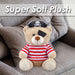 Bear Pirate Soft Toy Themed Animal Plush Cuddly Soft Furry Fluffy 20cm Red