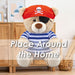 Bear Pirate Soft Toy Themed Animal Plush Blue