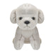 Dog Cream Soft Toy Fun Doggy Plush Cuddly Soft Fluffy Cute Puppy 20cm White