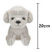 Dog Cream Soft Toy Fun Doggy Plush Fluffy Cute Puppy White