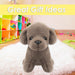Dog Mink Soft Toy Fun Doggy Plush Fluffy Cute Puppy Brown