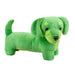 Sausage Dog Green Soft Toy Fun Doggy Plush Cuddly Soft Furry Fluffy 30cm Green