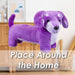 Sausage Dog Purple Soft Toy Fun Doggy Plush Cuddly Soft Furry Fluffy 30cm Purple