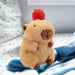 Capybara Apple Soft Toy Animal Plush Cuddly Soft Furry Fluffy 14cm Cream