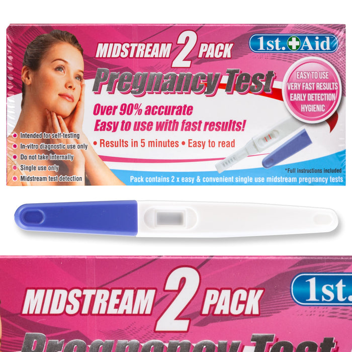 Midstream Pregnancy Detection Tests Accurate Results - 1st Aid (2