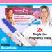 Midstream Pregnancy Detection Tests Accurate Results - 1st Aid (2 Pack)