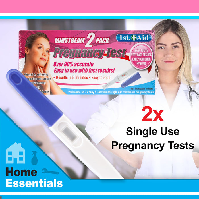 Midstream Pregnancy Detection Tests Accurate Results - 1st Aid (2