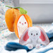 Bunny Carrot Soft Toy Folding Plush Cute Cuddly Soft Fluffy Rabbit 25cm Carrot