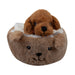 Cockapoo Soft Toy Beige Bed Cute Dog Plush Fluffy Doggy
