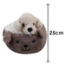 Labrador Soft Toy Brown Bed Cute Dog Plush Cuddly Soft Fluffy Doggy 25cm Brown