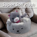 Grey Cat Soft Toy Grey Bed Cute Cat Plush Cuddly Soft Fluffy Kitty 25cm Grey