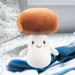 Mushroom Soft Toy Food Themed Cute Plush Cuddly Yummy Soft Fluffy 16cm Brown