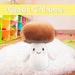 Mushroom Soft Toy Food Themed Cute Plush Cuddly Yummy Soft Fluffy 16cm Brown