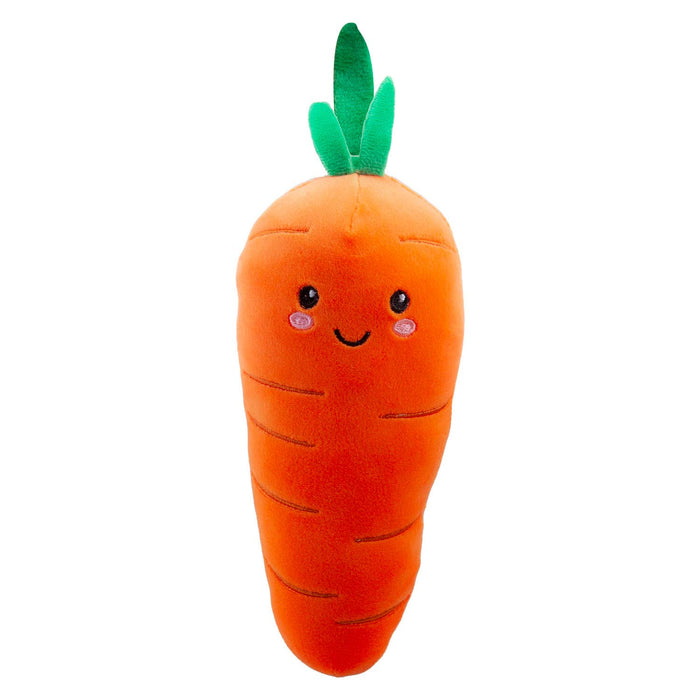 Carrot Soft Toy Food Themed Cute Plush Cuddly Yummy Soft Fluffy 16cm Orange