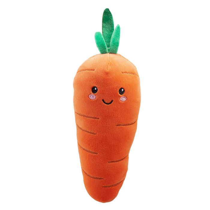 Carrot Soft Toy Food Themed Cute Plush Cuddly Yummy Soft Fluffy 16cm Orange