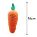 Carrot Soft Toy Food Themed Cute Plush Cuddly Yummy Soft Fluffy 16cm Orange