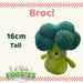 Broccoli Soft Toy Food Themed Cute Plush Cuddly Yummy Soft Fluffy 16cm Green