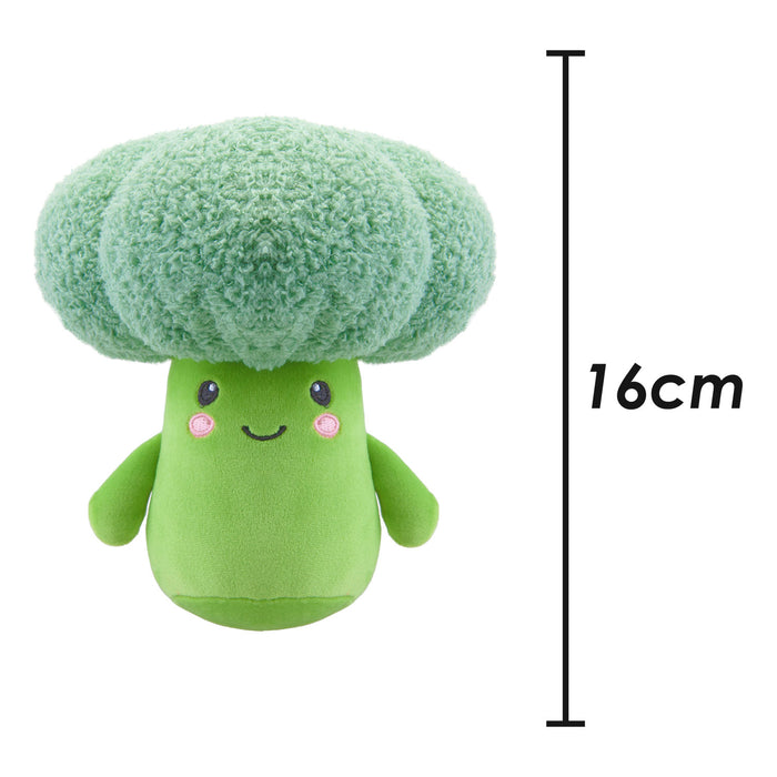 Broccoli Soft Toy Food Themed Cute Plush Cuddly Yummy Soft Fluffy 16cm Green