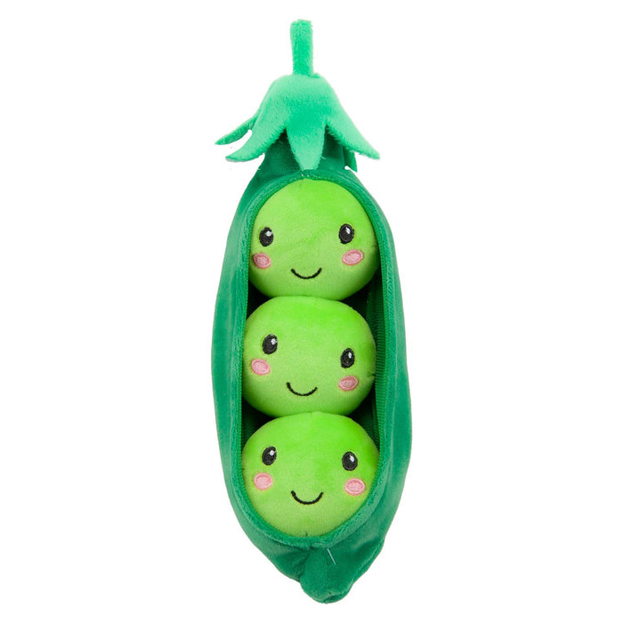 Peas Soft Toy Food Themed Cute Plush Cuddly Yummy Soft Fluffy 16cm Green