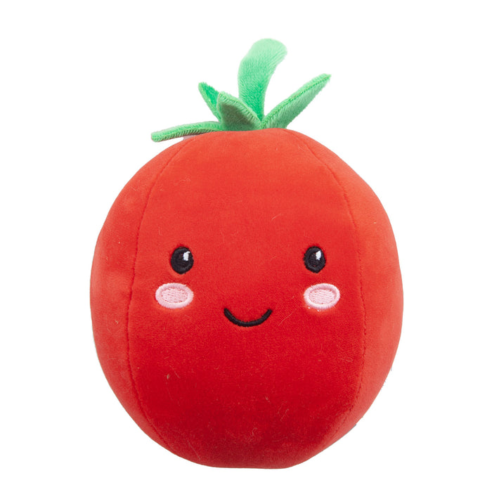 Tomato Soft Toy Food Themed Cute Plush Cuddly Yummy Soft Fluffy 16cm Red