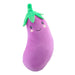 Aubergine Soft Toy Food Themed Cute Plush Cuddly Soft Fluffy 16cm Purple