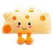 Cheese Soft Toy Food Themed Cute Plush Cuddly Soft Fluffy 16cm Multi-Coloured