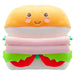 Ham Salad Roll Soft Toy Food Themed Cute Plush Cuddly Fluffy 16cm Multi-Coloured