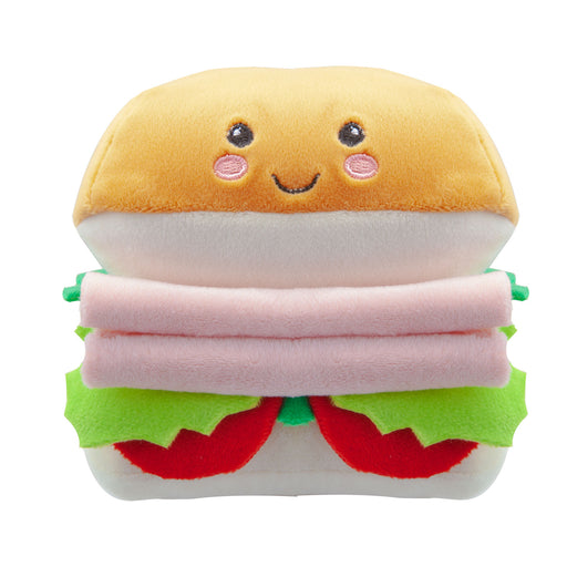 Ham Salad Roll Soft Toy Food Themed Cute Plush Cuddly Fluffy 16cm Multi-Coloured