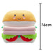 Ham Salad Roll Soft Toy Food Themed Cute Plush Cuddly Fluffy 16cm Multi-Coloured